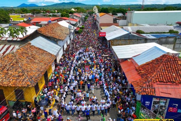 Masaya celebra tradicional recorrido de San Jerónimo