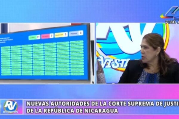 Dra. Ana Julia Guido destaca protagonismo de las mujeres en el sistema de justicia de Nicaragua