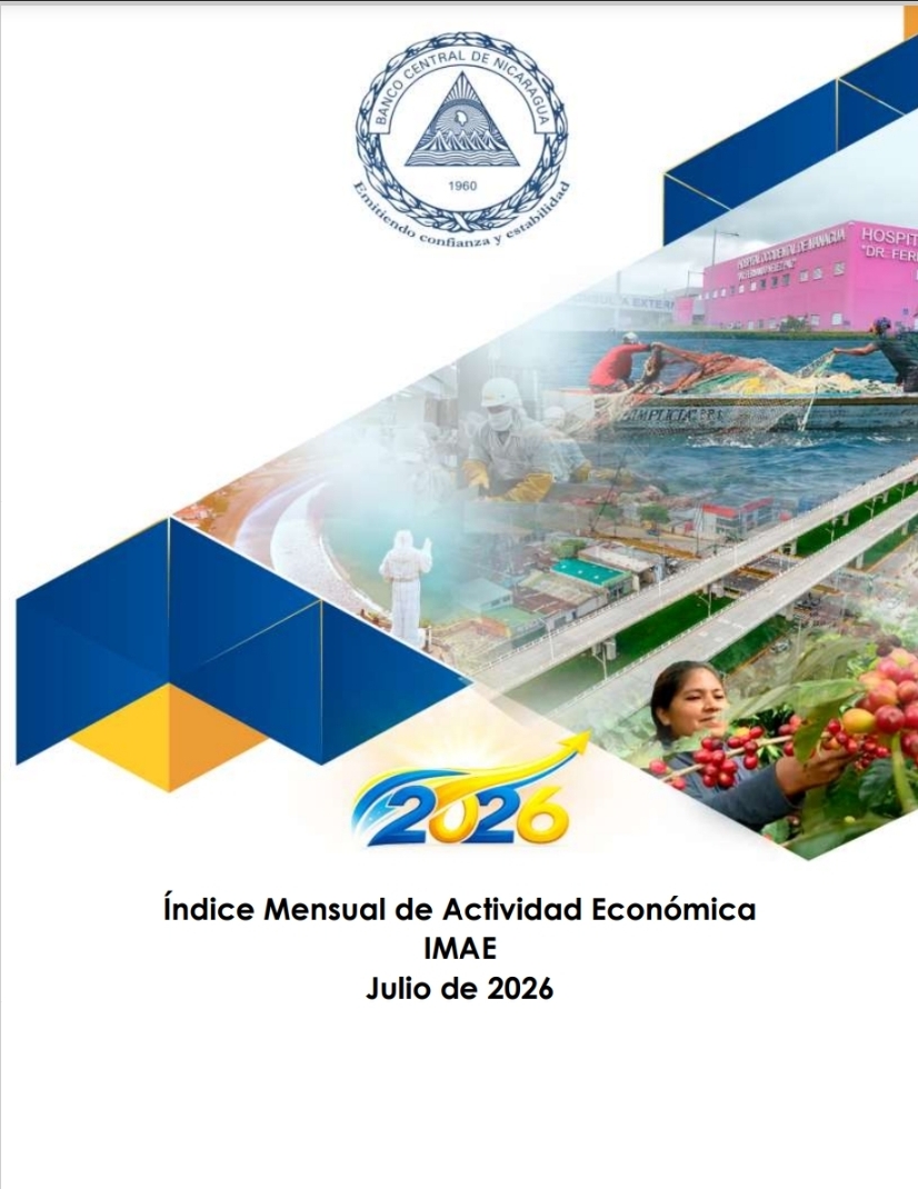 IMAE de Nicaragua crece 2.5% interanual en julio de 2026