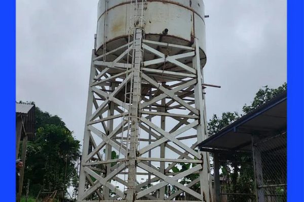 Sistema de Agua Potable en la comunidad La Esperanza, Nueva Guinea, alcanza el 90% de avance y beneficiará a 370 familias