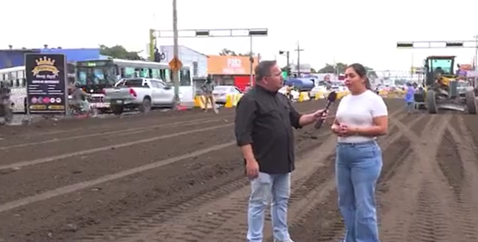 Alcaldía de Managua ejecuta obras de mejoramiento vial en 11 puntos de la capital